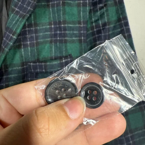 Danielle Guizio Plaid Oversized Wool Blend Blazer Size Small